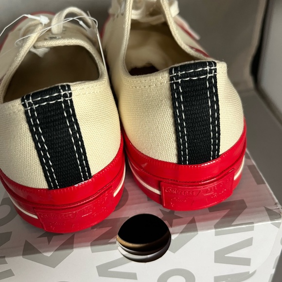 Comme Des Garcons Play Converse Limited edition chuck low 70 M8 W10 - Picture 6 of 12